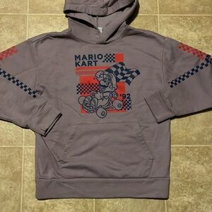 Mario Kart mauve youth hooded pullover